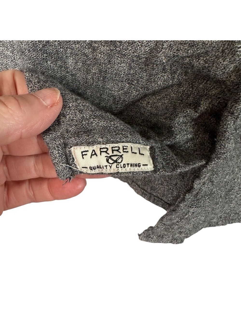 Farrell Flannel Shirt XXL Grey Button Up Long Sleeve Heritagecore Soft Warm - Picture 4 of 15
